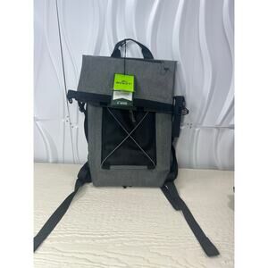 Quest 20L Water-Resistant Backpack Gray Roll-Top Hiking Outdoor Bag NEW w/ TAGS!
